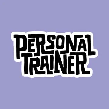 Personal trainer Stock Illustration