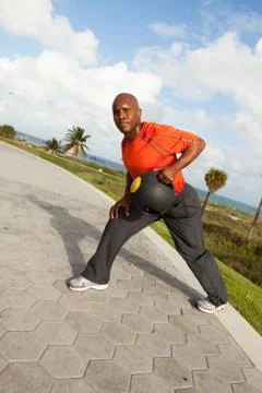 Personal trainer Foto stock