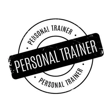 Personal Trainer rubber stamp Illustrazione stock