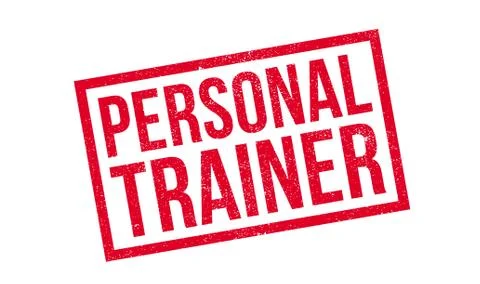 Personal Trainer rubber stamp イラスト素材