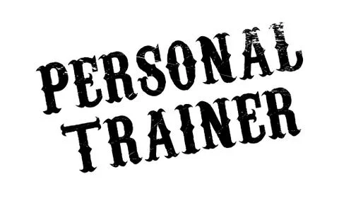 Personal Trainer rubber stamp イラスト素材