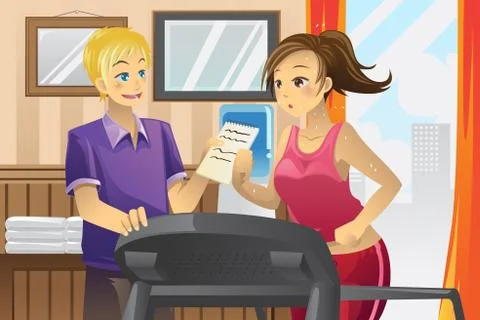 Personal training Stock Illustration