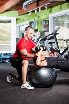 Personal training Stock Photos