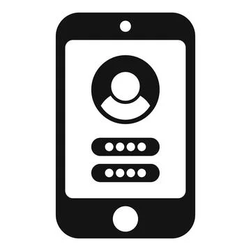 Personal use private icon simple vector. Protect rules Illustrazione stock