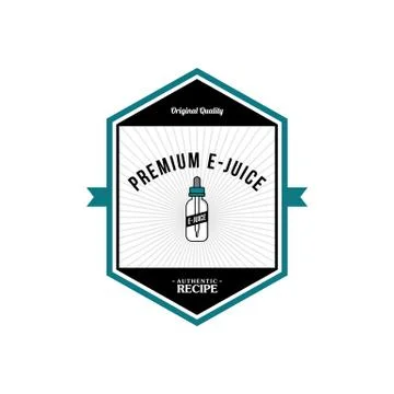 Personal vaporizer e-cigarette e-juice liquid Stock-Illustration