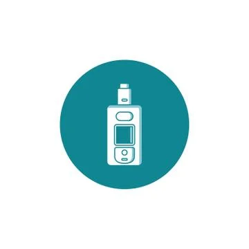 Personal vaporizer e-cigarette icon Ilustración de archivo