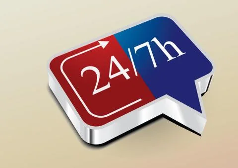 Personal working time Stock Illustration