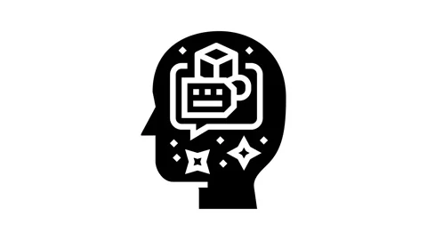 Personality consumer behavior glyph icon animation Stock Footage 326148036