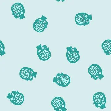 Personality consumer behavior glyph seamless pattern 스톡 일러스트