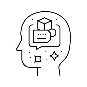 Personality consumer behavior line icon vector illustration Stock Illustration