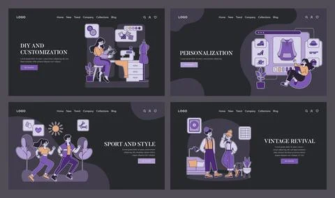 Personalization. Flat Vector Illustration Stock Illustration