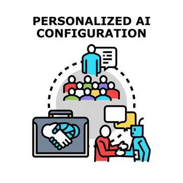 Personalized ai configuration for human robot interaction 스톡 일러스트