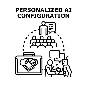 Personalized ai configuration for human robot interaction 스톡 일러스트