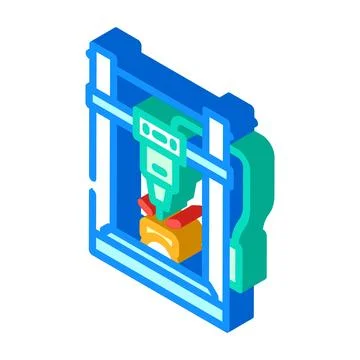 Personalized engraving option isometric icon vector illustration Stock Illustration