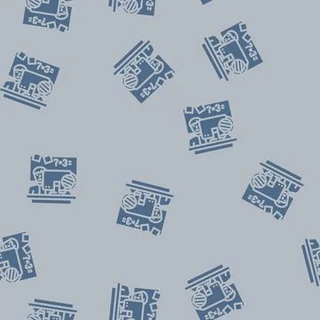 Personalized learning online learning platform glyph vector seamless pattern 스톡 일러스트