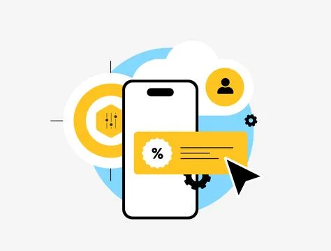 Personalized marketing using customer behavior, segmentation and data-driven Stock Illustration