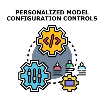 Personalized model configuration controls for software development 库存插图