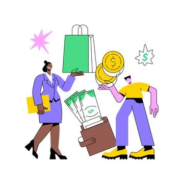 Personalized selling abstract concept vector illustration. Stock Illustration