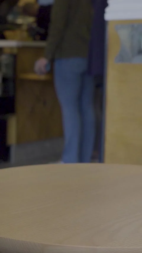 Personalized Starbucks Cup with Rebeca's Name, Indoors Cafe Vibe Stock Footage 319256289