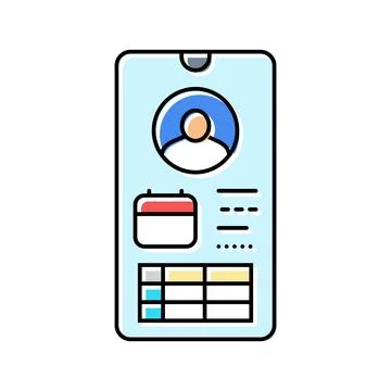 Personalized workout routine health tech color icon vector illustration Illustrazione stock