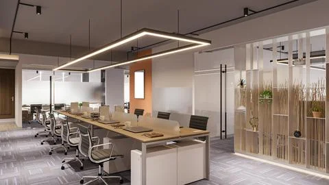 Personalized Workstations Customizing Office Desks for Individual Needs Stock-Illustration