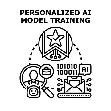 Personalizing ai model training through data and algorithms 스톡 일러스트