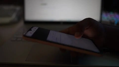 A persone using a smartphone by hand Stock Footage 290944385