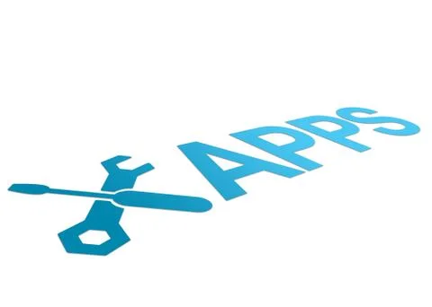 Perspective apps Stock Illustration