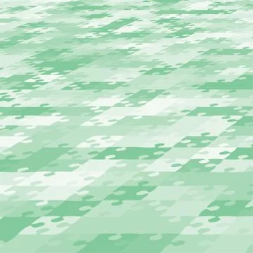 Perspective Background Green Puzzle Jigsaw Banner. Illustrazione stock
