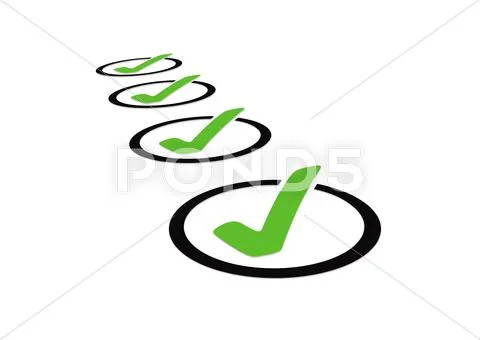 Perspective checklist Stock Illustration