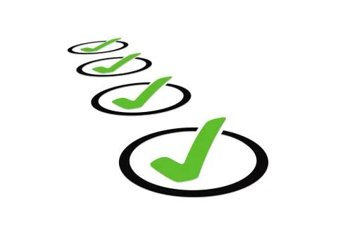 Perspective checklist Stock Illustration