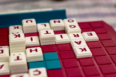 Perspective close-up shoot of table game in a beautiful night Stock Photos