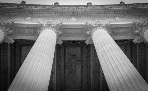 Perspective of column Stock Photos