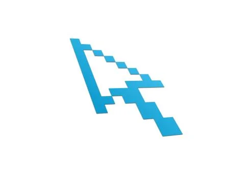 Perspective computer cursor 스톡 일러스트