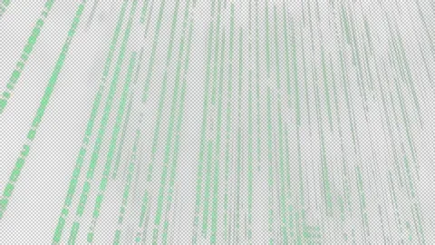 Perspective Digital Matrix Rain Animation Stock Footage 311300851