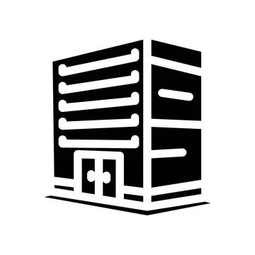 Perspective drawing architectural drafter glyph icon vector illustration Stock Illustration