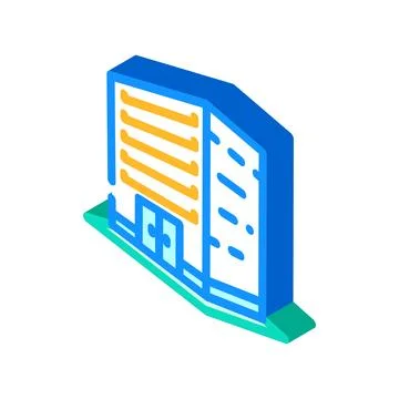 Perspective drawing architectural drafter isometric icon vector illustration Stock Illustration