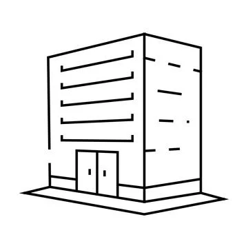 Perspective drawing architectural drafter line icon vector illustration Stock Illustration