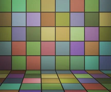 Perspective futuristic background Stock Illustration