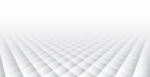 Perspective gray and white gradient grid mosaic background. Creative design t Stock Illustration