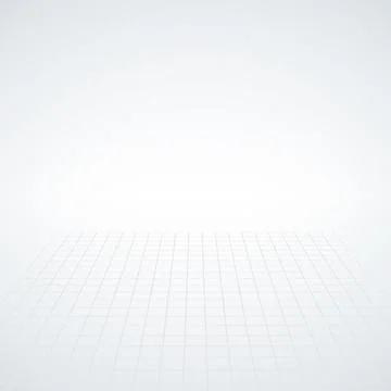 Perspective grid Architectural drawing. Geometric background. Stock vector Illustrazione stock