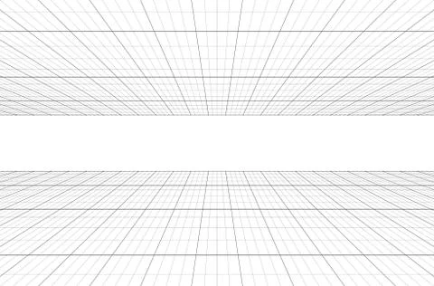 Perspective grid background 3d Vector illustration. Model projection background Stock Illustration