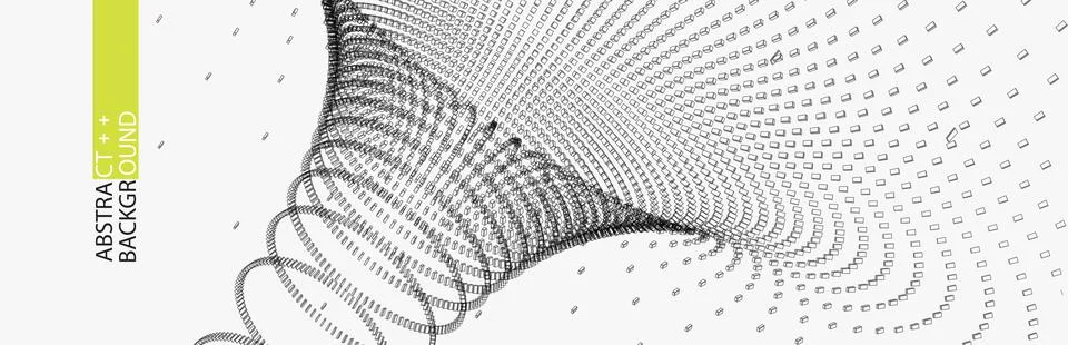 Perspective grid background. Technology(science) style. Vector Illustration. Stock Illustration