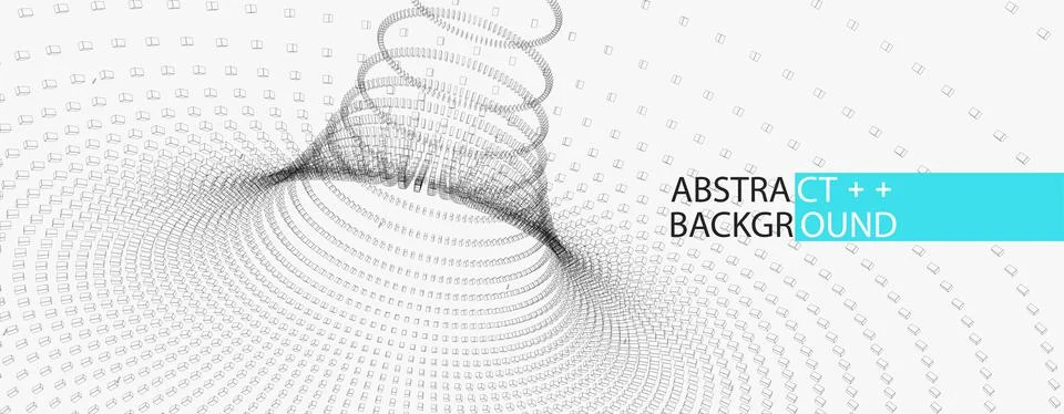 Perspective grid background. Technology(science) style. Vector Illustration. Stock Illustration