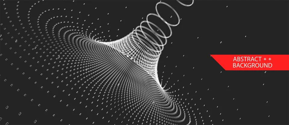 Perspective grid background. Technology(science) style. Vector Illustration. Stock Illustration