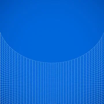 Perspective grid Stock Illustration