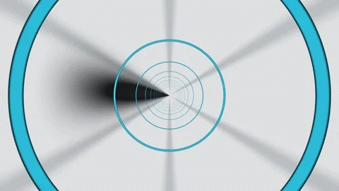 Perspective Hexagonal Tunnel Background Seamless Loop Stock Footage 341700826