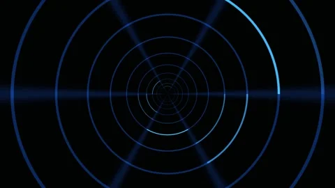 Perspective Hexagonal Tunnel Background Seamless Loop Stock Footage 341755143