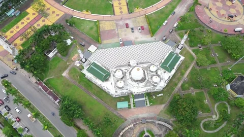 Perspective on the Integrated Magnificent Museum Complex Stock Footage 319608395