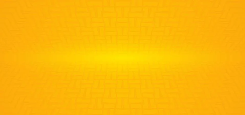 Perspective line pattern design abstract yellow background Stock Illustration